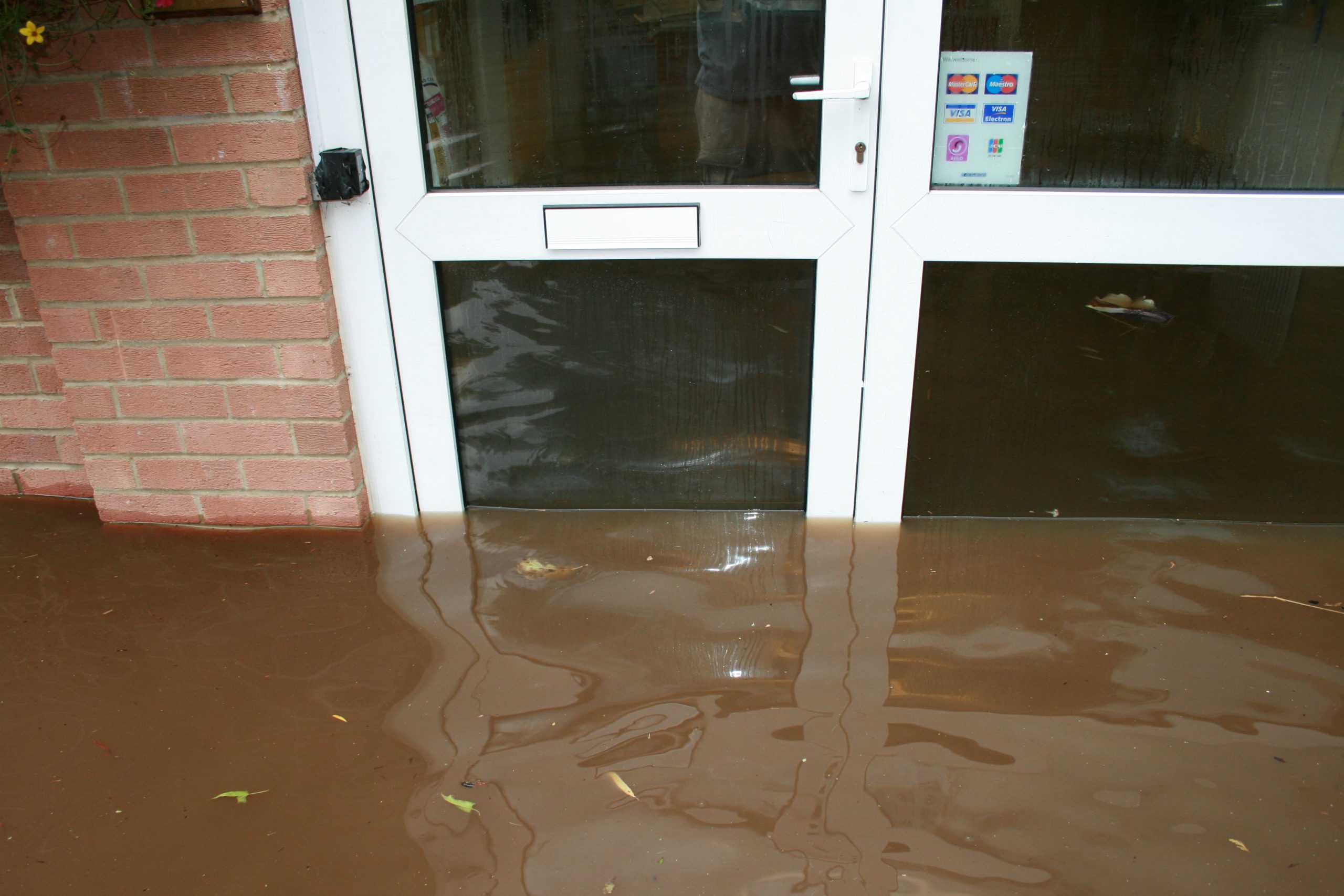 Practice Front Door Flooded
